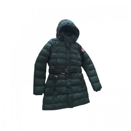Colmar Originals Women’s Dark Green Belted Long Puffer Coat — Size M / Pre-Owned