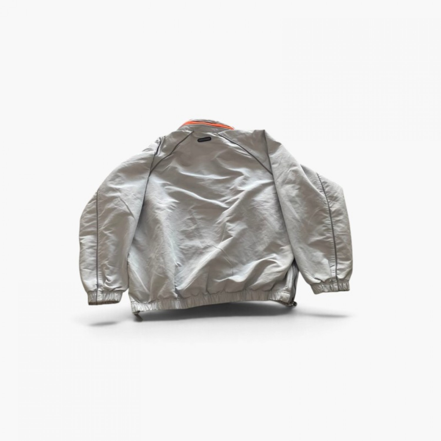 Nike Silver Metallic Half-Zip Pullover Windbreaker — Size M / Pre-Owned