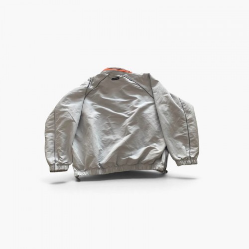 Nike Silver Metallic Half-Zip Pullover Windbreaker — Size M / Pre-Owned