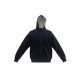 Black Full-Zip Hooded Sweatshirt — Size M / Pre-Owned