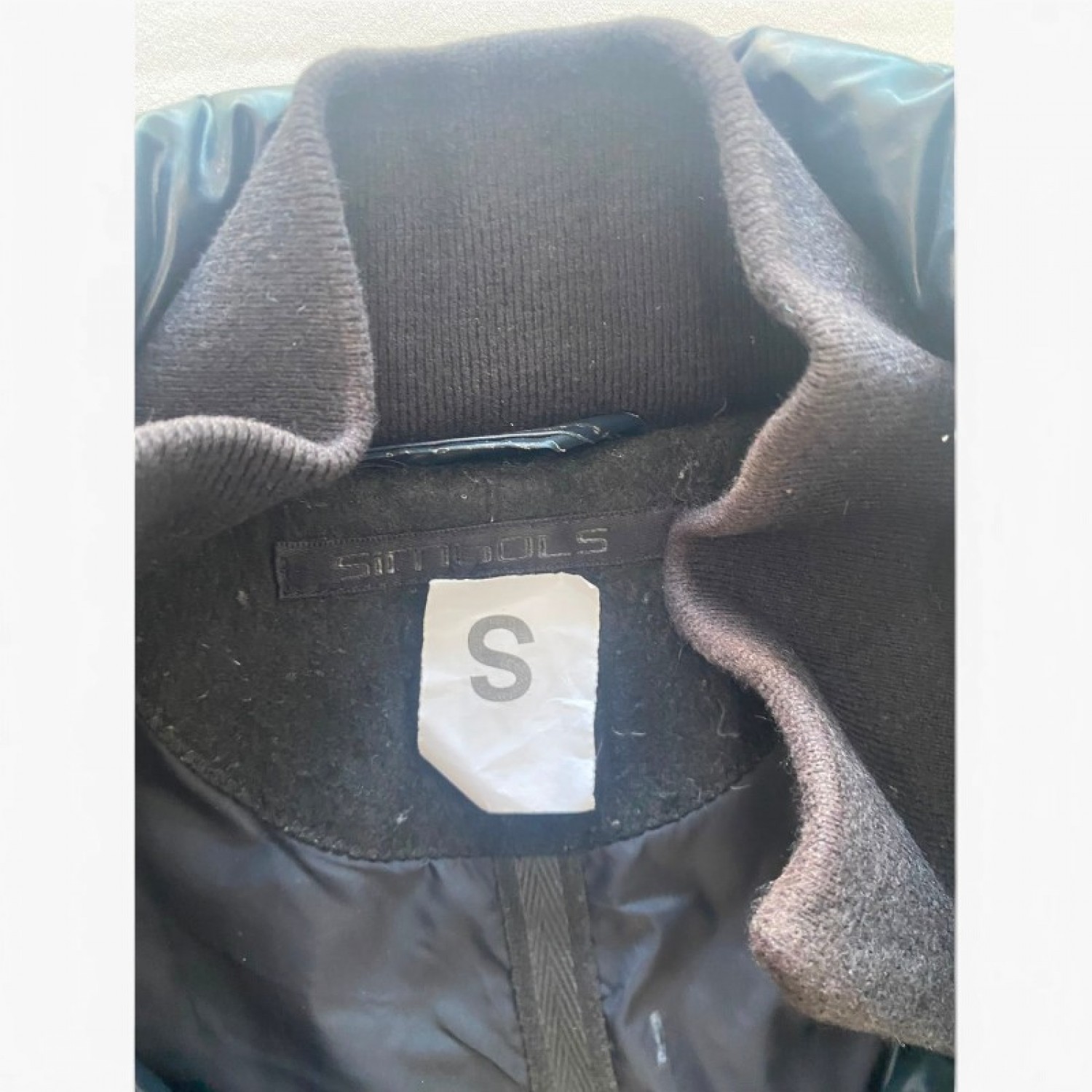 Simbols Black Multi-Pocket Padded Jacket — Size S / Pre-Owned