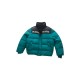 Karl Kani Turquoise & Black Logo Puffer Jacket — Size S / Pre-Owned