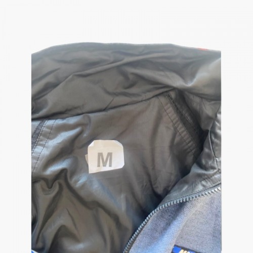 Nike Athletic Grey Full-Zip Track Jacket — Size M / Pre-Owned