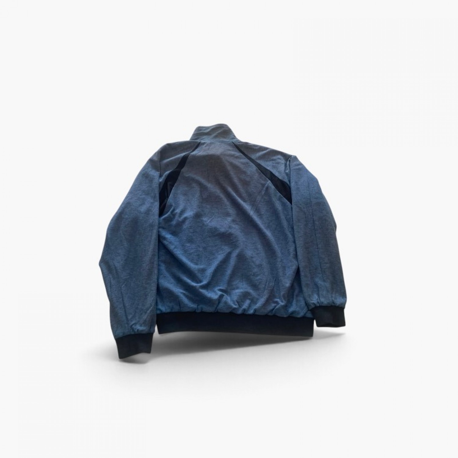 Nike Athletic Grey Full-Zip Track Jacket — Size M / Pre-Owned