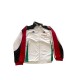 Adidas White Multicolour Team Track Jacket — Size M / Pre-Owned
