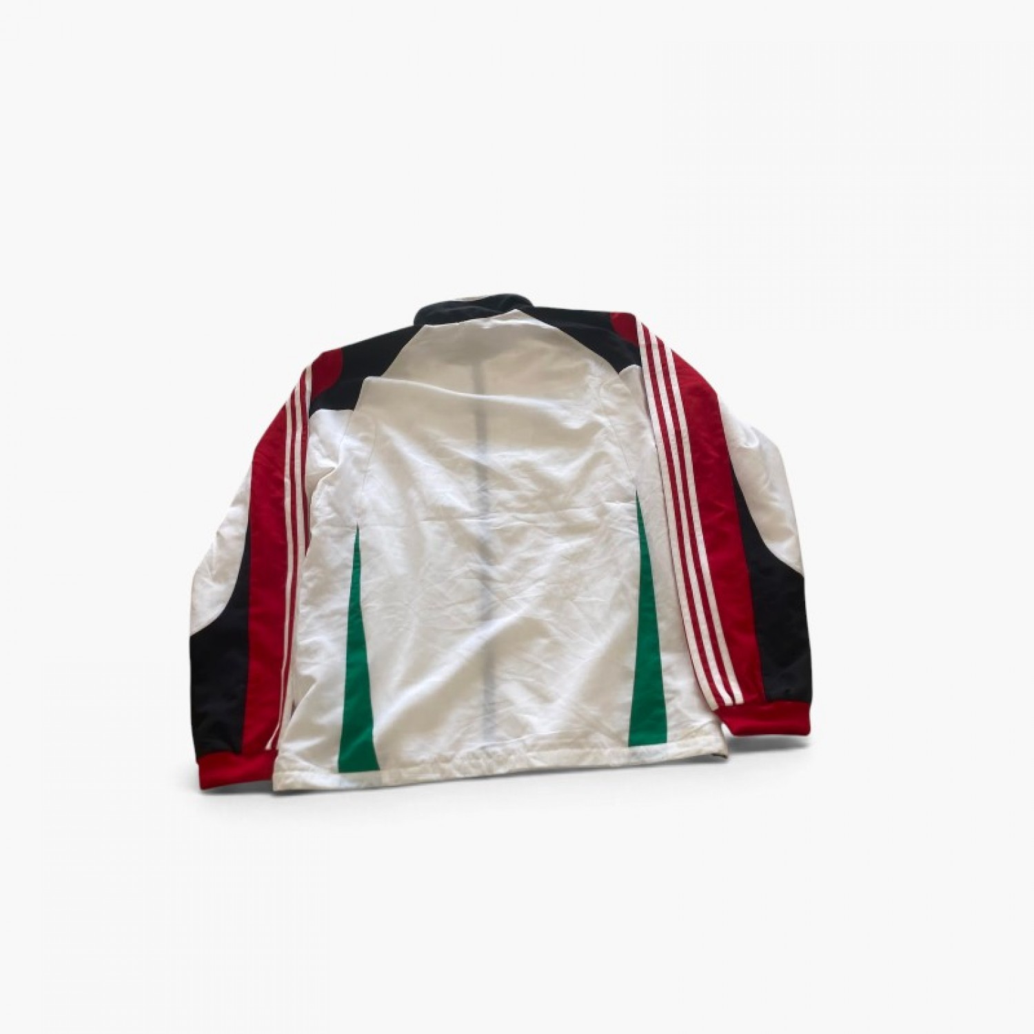Adidas White Multicolour Team Track Jacket — Size M / Pre-Owned