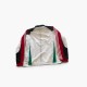Adidas White Multicolour Team Track Jacket — Size M / Pre-Owned