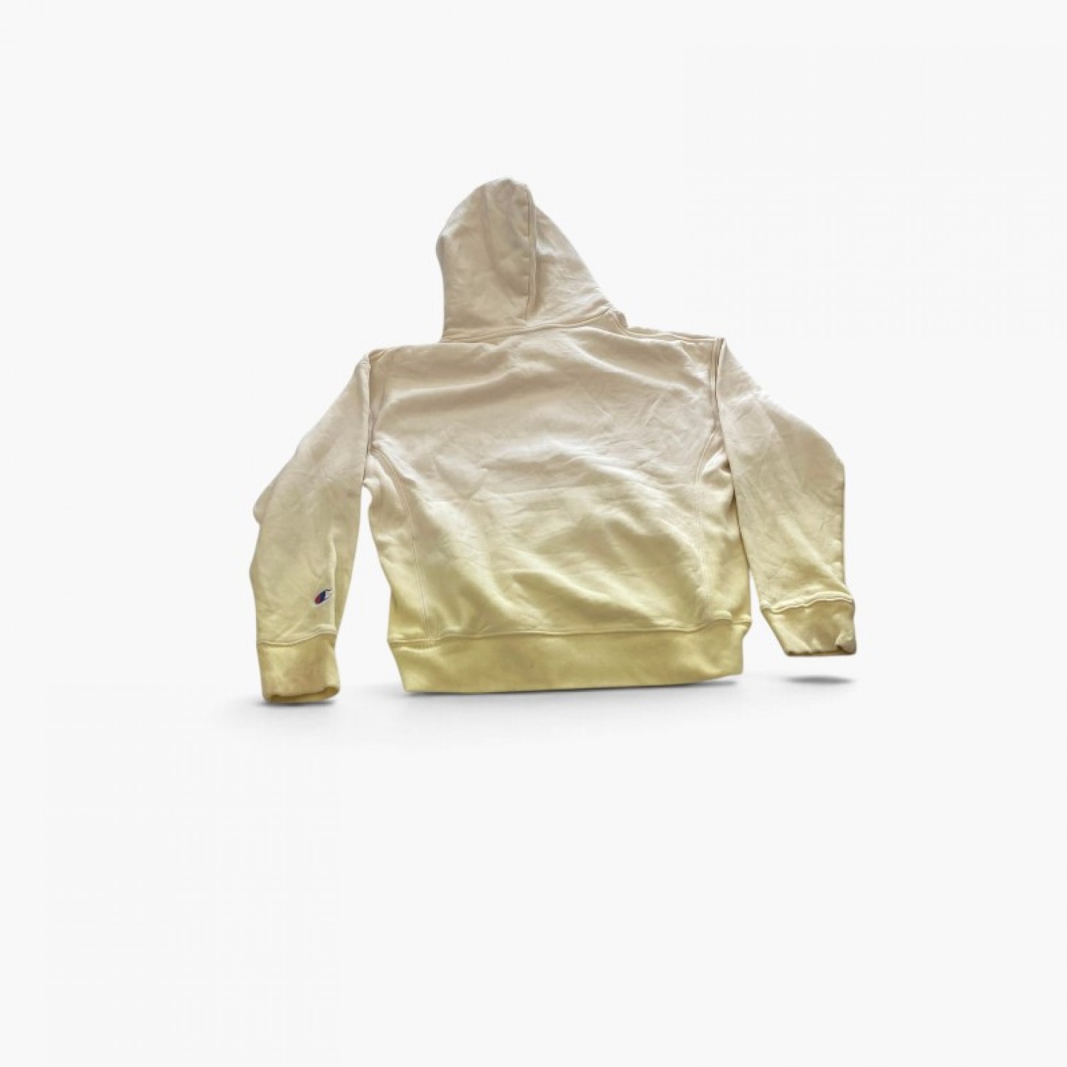 Champion Cream Pullover Hoodie — Size M / Pre-Owned