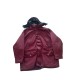 Woolrich Burgundy Hooded Outdoor Jacket — Size L / Pre-Owned