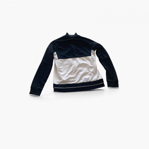 Adidas Black & White Full-Zip Track Jacket — Size S / Pre-Owned