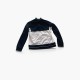 Adidas Black & White Full-Zip Track Jacket — Size S / Pre-Owned
