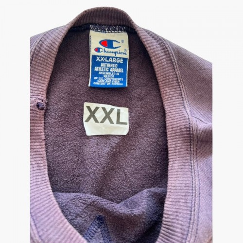 Vintage Champion Purple Crewneck Sweatshirt — Size XXL / Pre-Owned