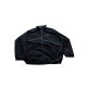 NIKE Black Windbreaker Track Jacket with Red Piping — Size L / Pre-Owned