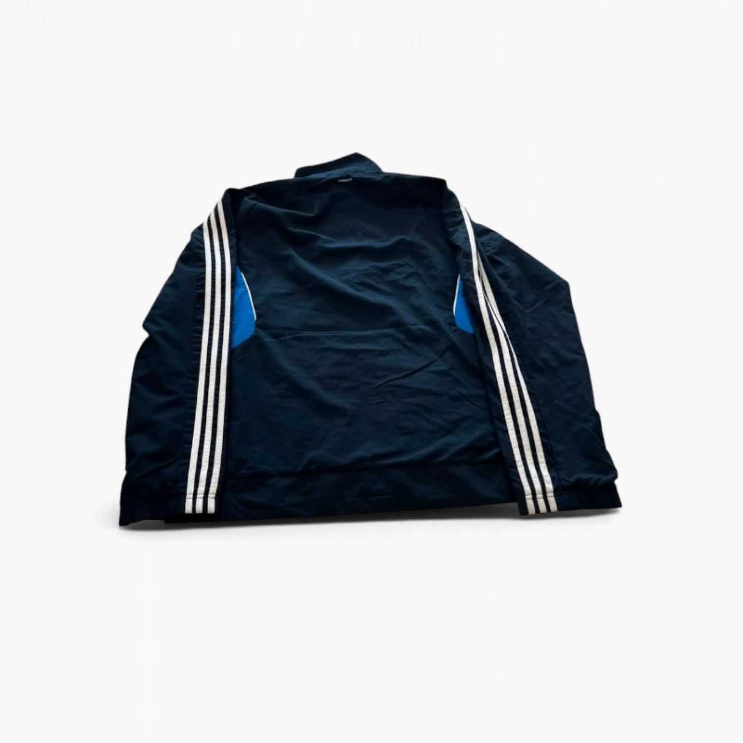 Adidas Navy & Blue 3-Stripes Track Jacket — Size XXL / Pre-Owned