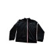 Fila Black Lightweight Jacket with Pink Zip — Size L / Pre-Owned