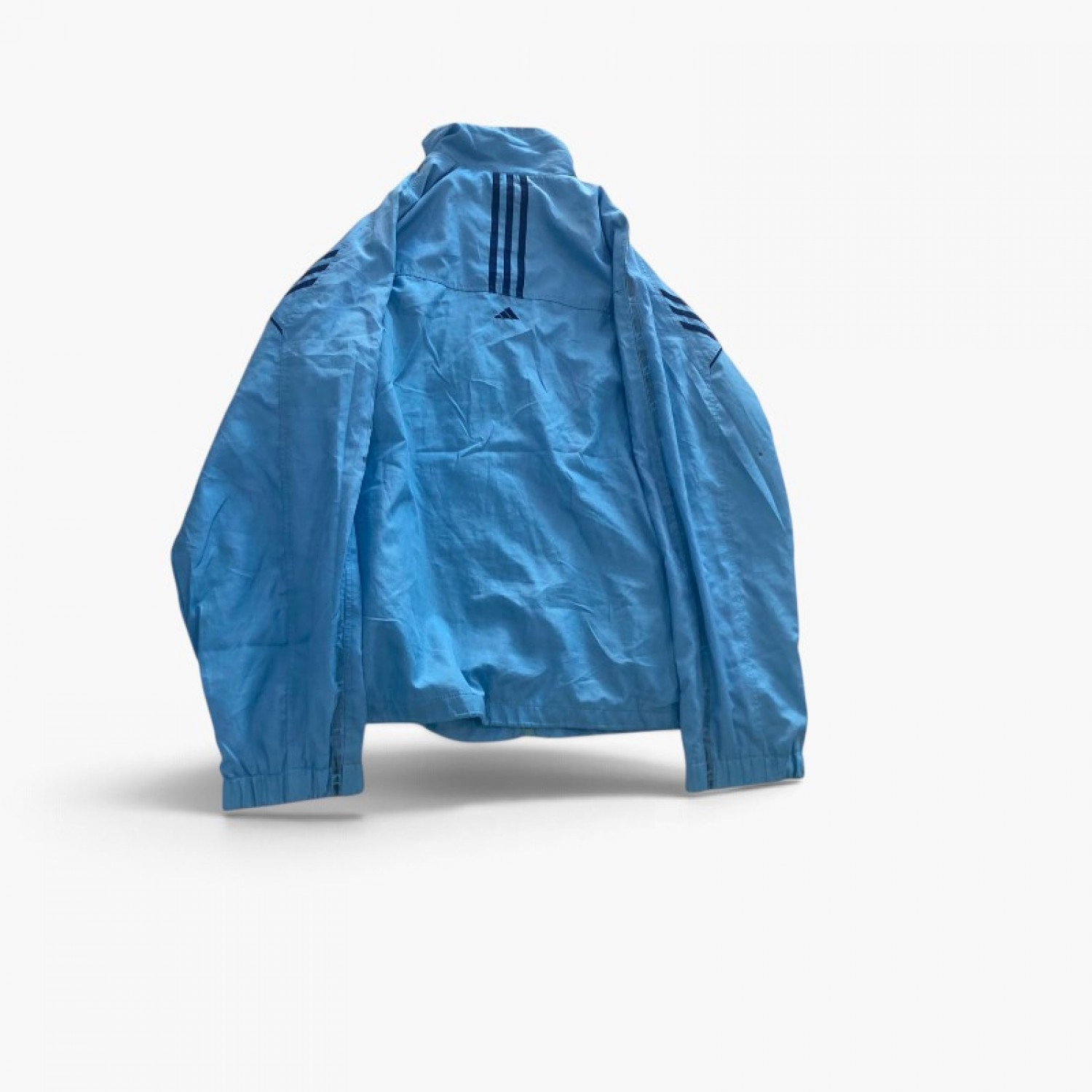 Adidas Light Blue Full-Zip Track Jacket — Size XXL / Pre-Owned