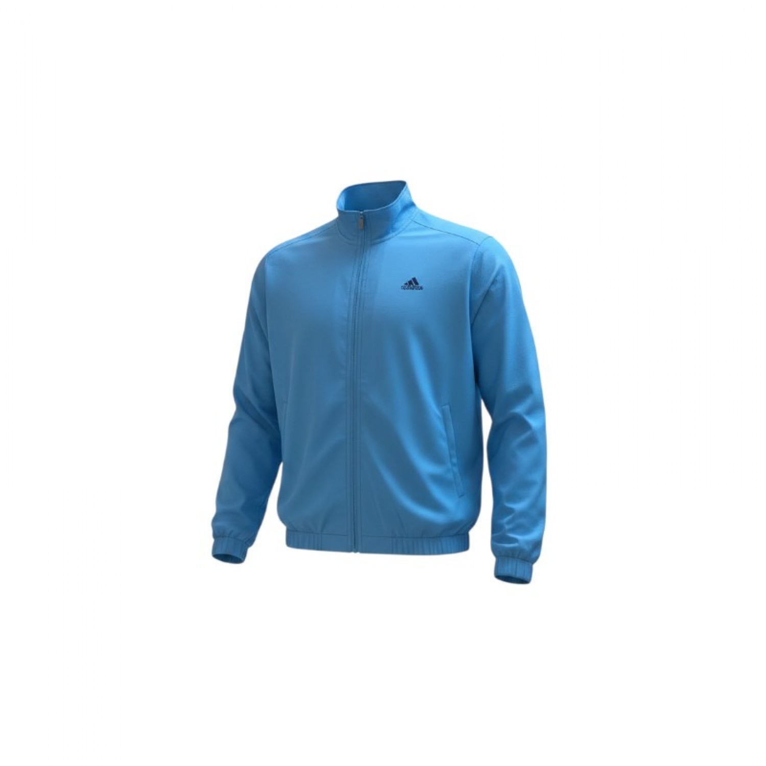 Adidas Light Blue Full-Zip Track Jacket — Size XXL / Pre-Owned