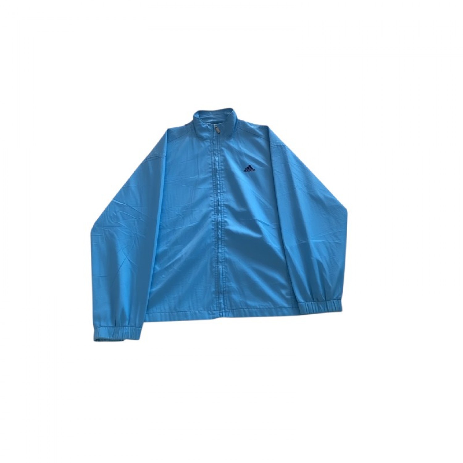 Adidas Light Blue Full-Zip Track Jacket — Size XXL / Pre-Owned