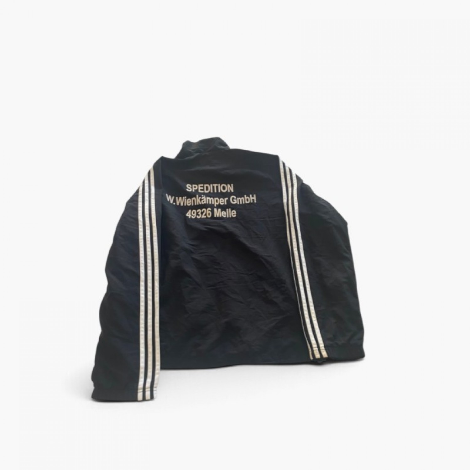 Adidas Black Football Team Track Jacket — Size L / Pre-Owned