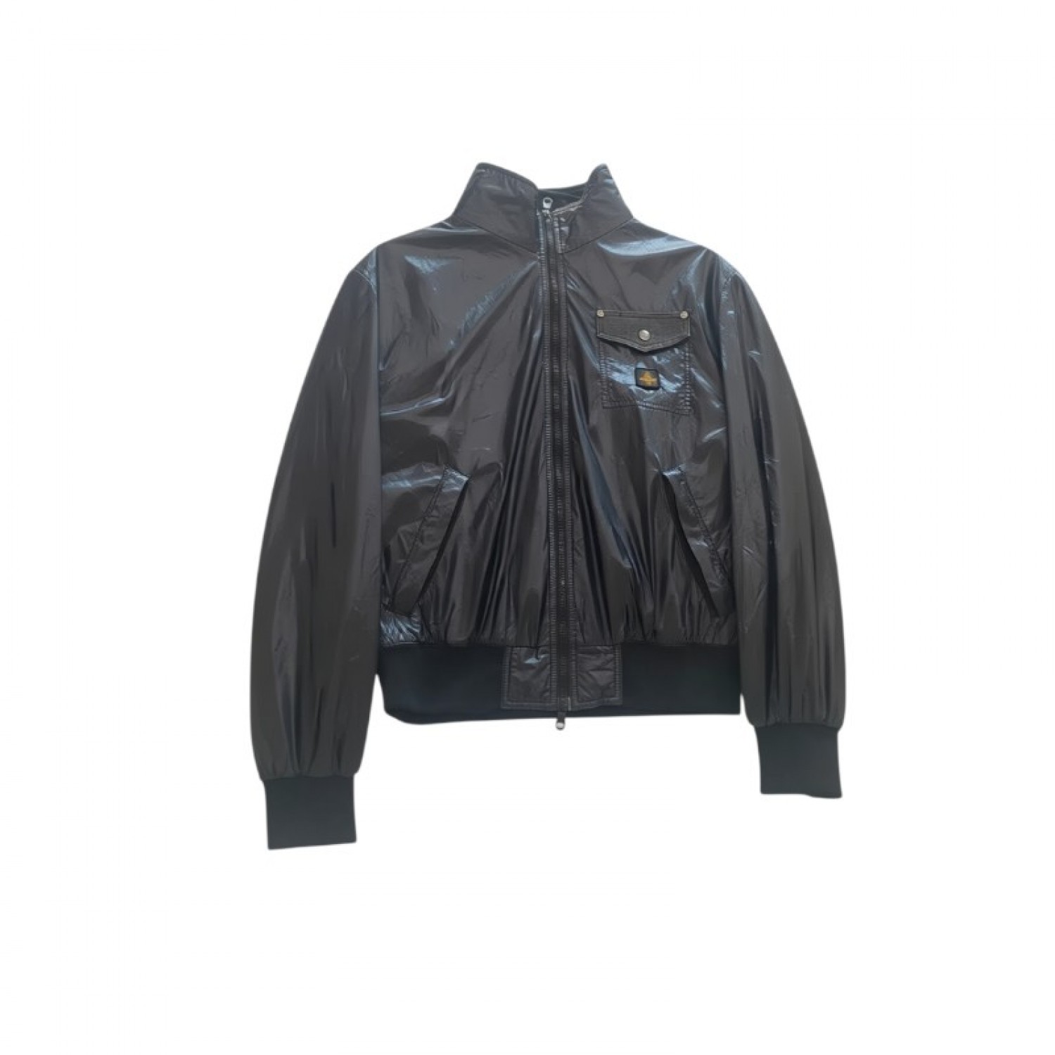 Vintage RefrigiWear Black Bomber Jacket — Size M / Pre-Owned