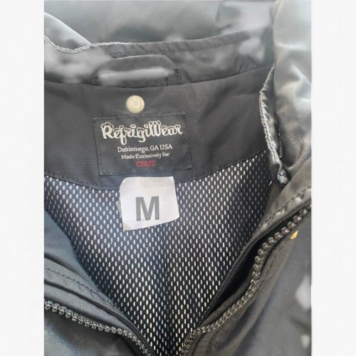 RefrigiWear Black Fitted Utility Jacket — Size M / Pre-Owned