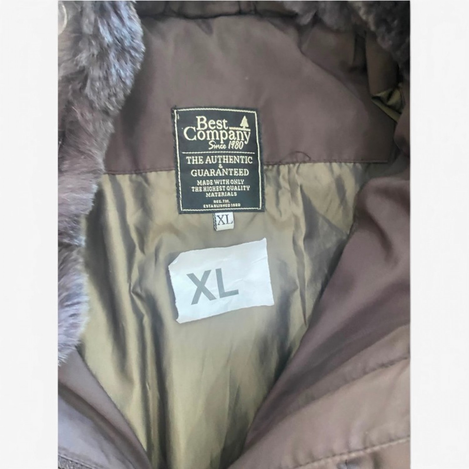 Best Company Long Puffer Coat — XL / Pre-Owned