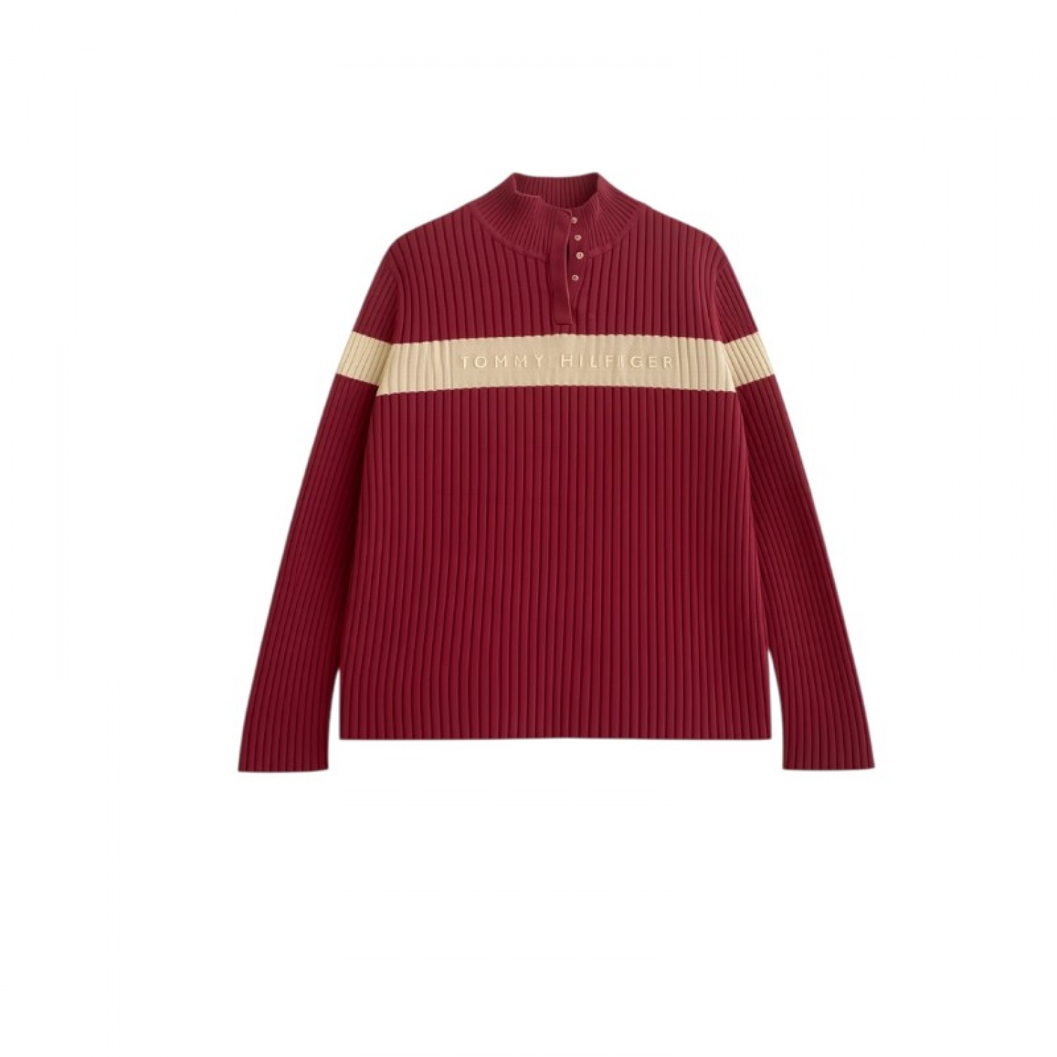 Tommy Hilfiger Ribbed Turtleneck Sweater — XL / Pre-Owned
