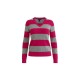 Tommy Hilfiger Striped Cable Knit V-Neck Sweater — XS / Pre-Owned