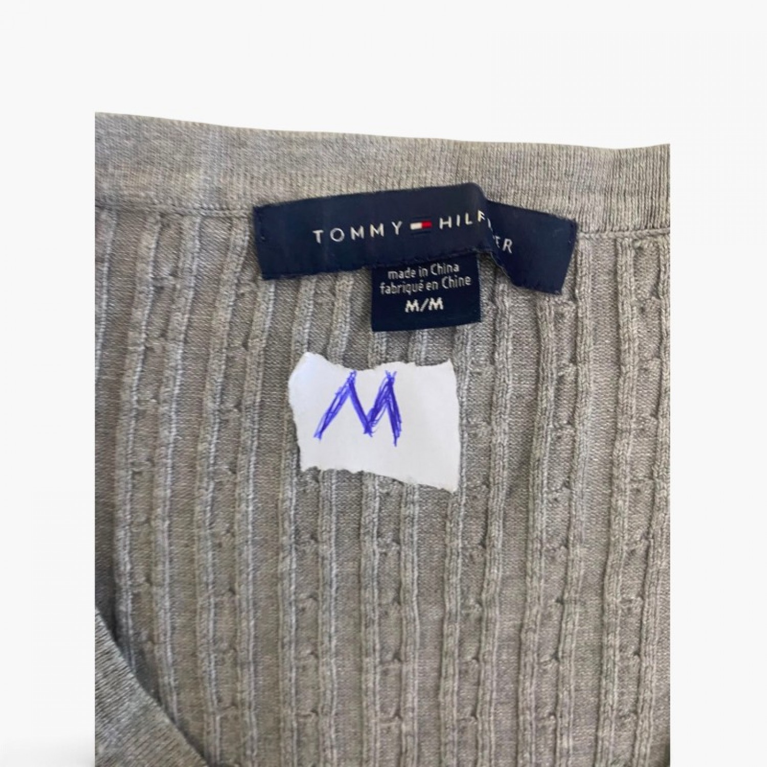 Tommy Hilfiger Ribbed Knit Sweater — M / Pre-Owned