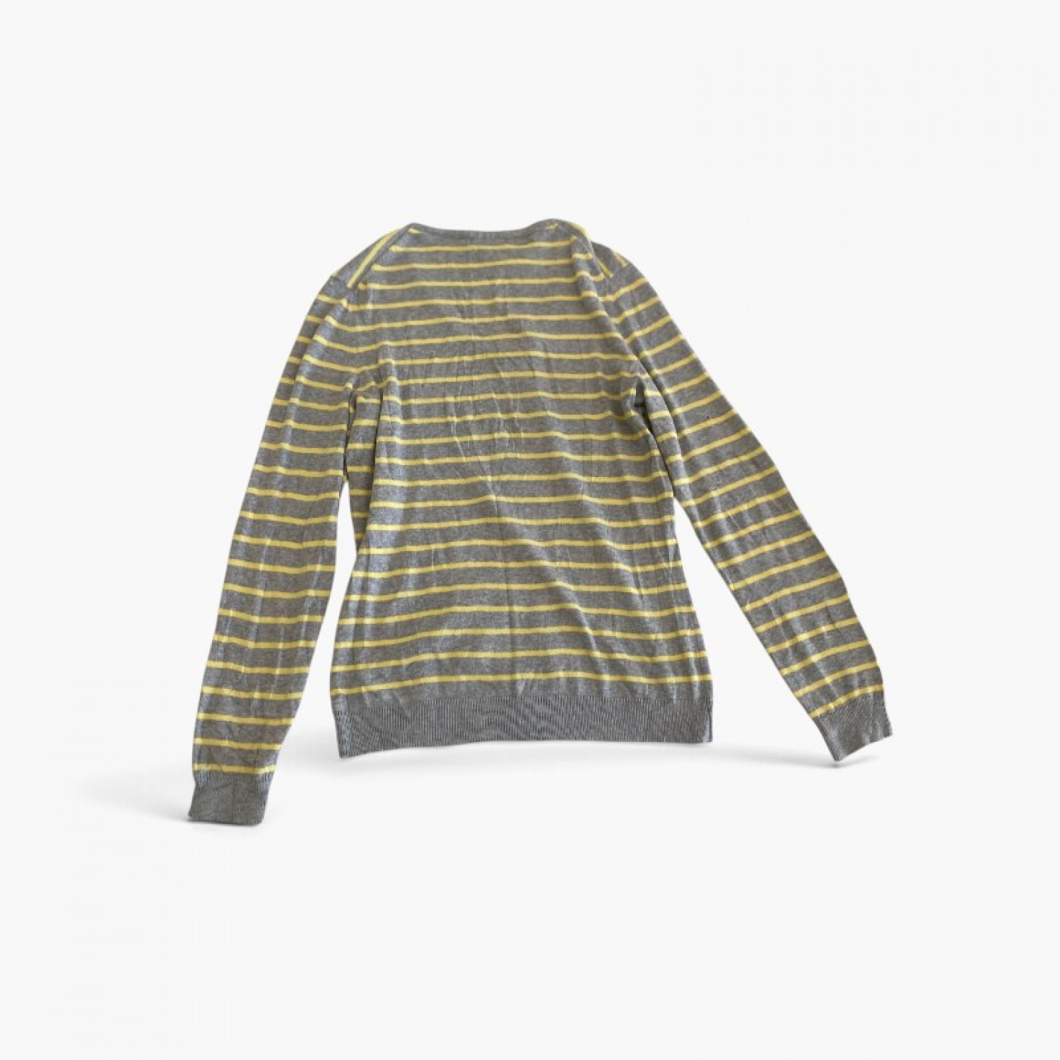 Tommy Hilfiger Striped V-Neck Sweater — M / Pre-Owned