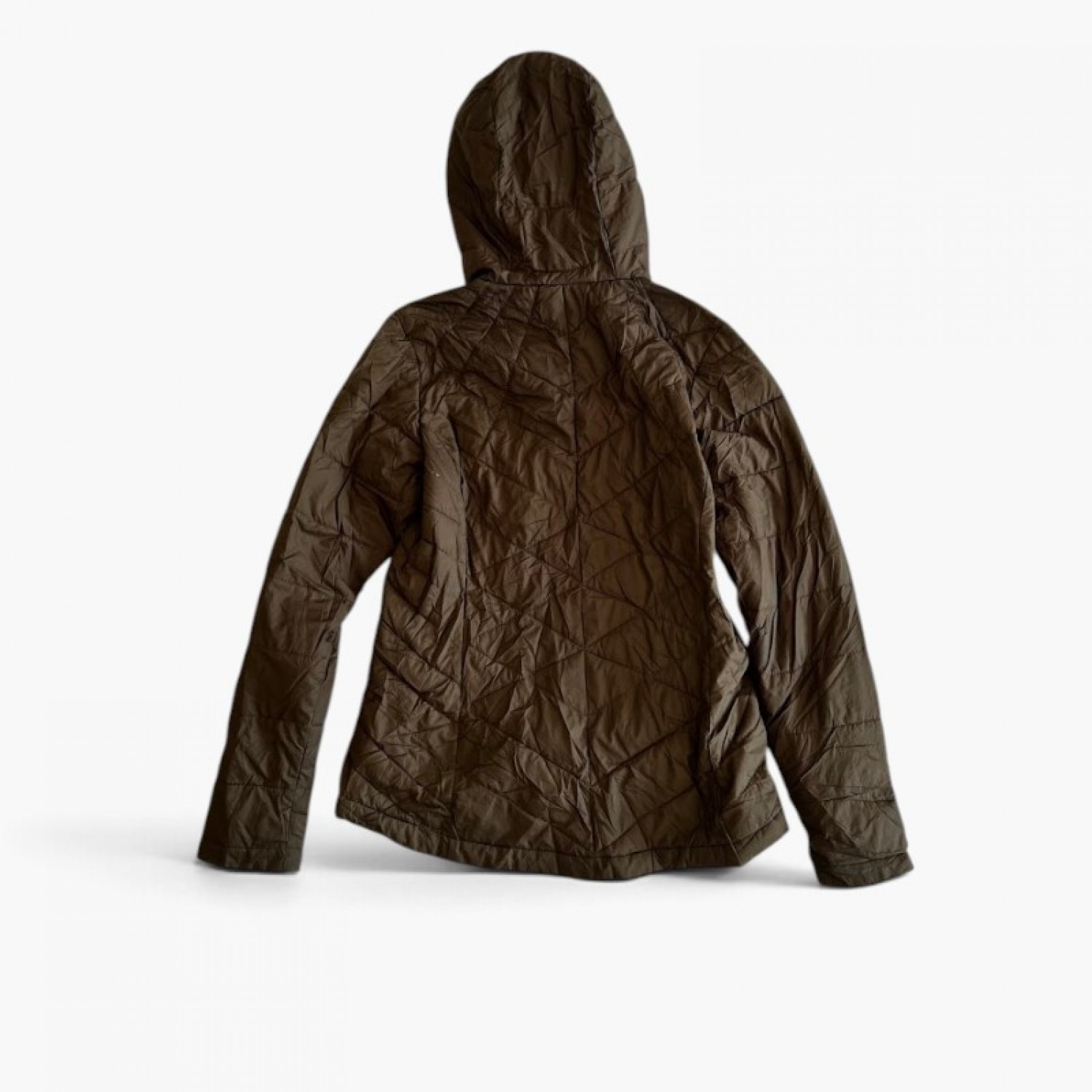 Columbia Γυναικείο Hooded Quilted Jacket Καφέ | M / Pre-Owned
