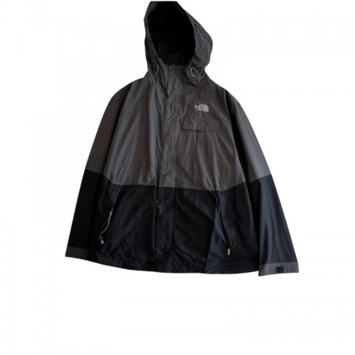 The North Face Ανδρικό Hooded Shell Jacket Μαύρο/Γκρι | L / Pre-Owned