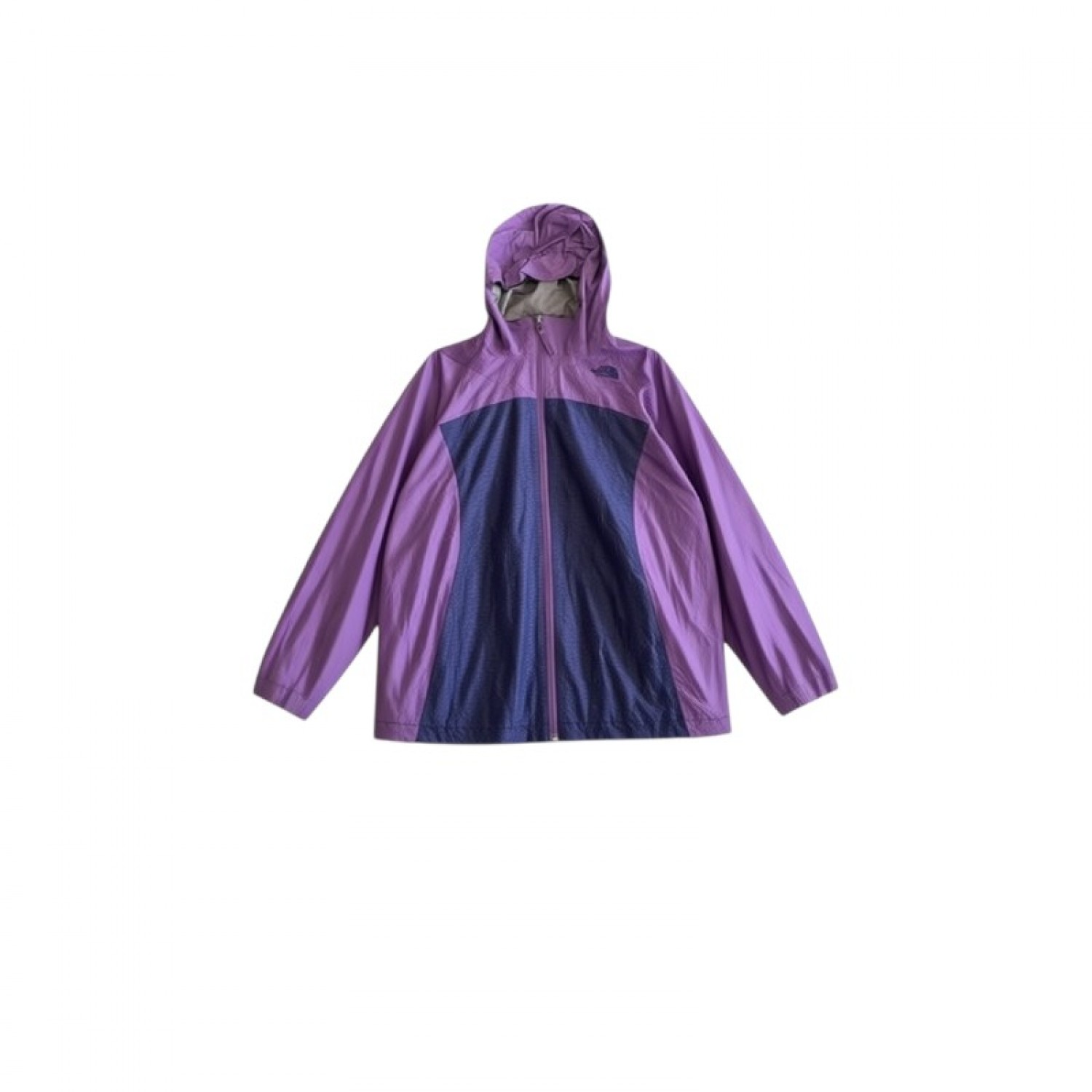 The North Face Γυναικείο Hooded Rain Jacket Μωβ/Μπλε | XL / Pre-Owned