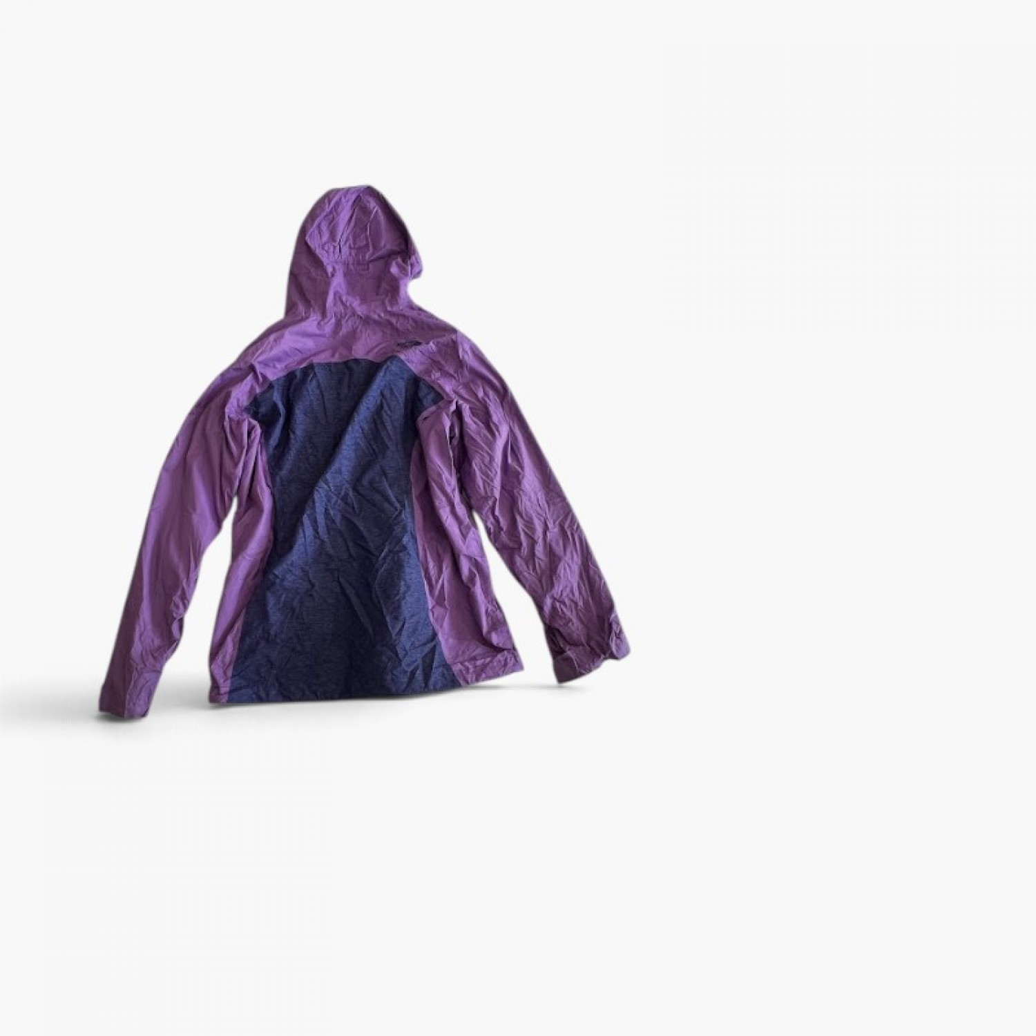 The North Face Γυναικείο Hooded Rain Jacket Μωβ/Μπλε | XL / Pre-Owned