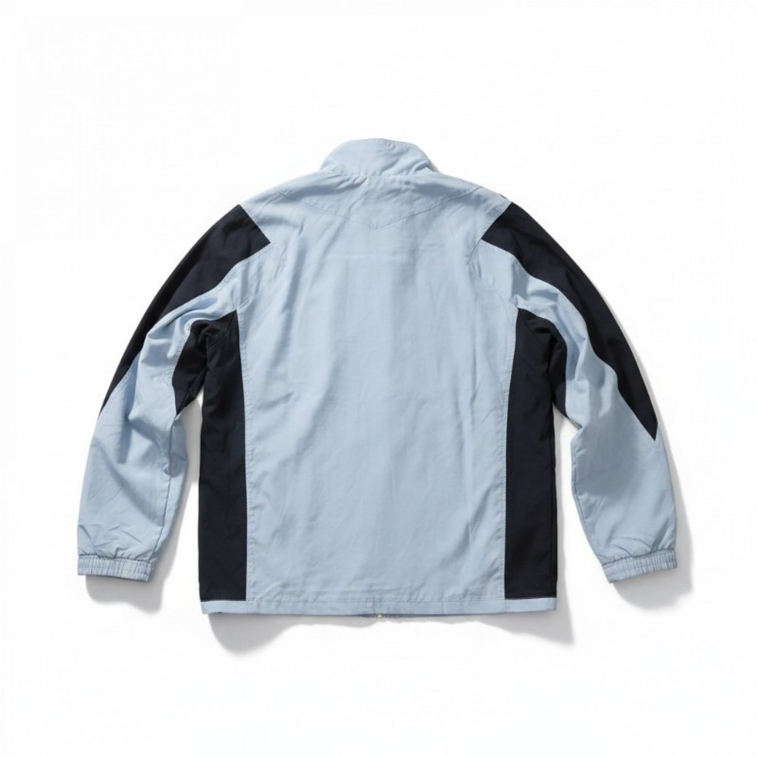 Adidas 3-Stripes Full Zip Track Jacket – Light Grey / Navy – Large / Pre-Owned