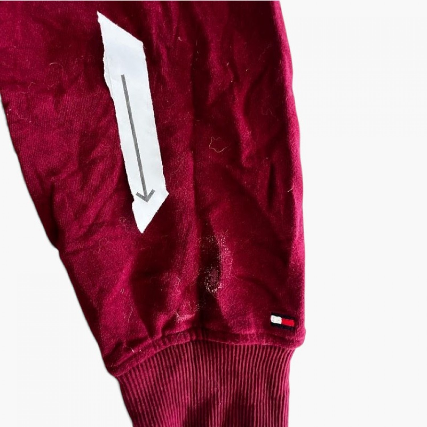 Tommy Hilfiger Κόκκινη Πλεκτή Ζακέτα Cable Knit / Pre-Owned
