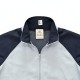 Adidas 3-Stripes Full Zip Track Jacket – Light Grey / Navy – Large / Pre-Owned