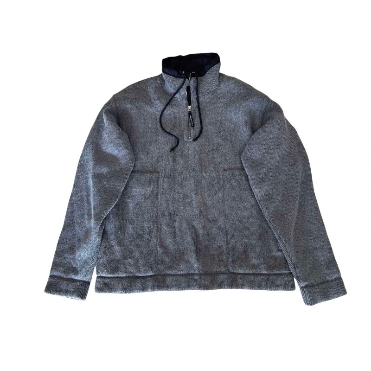 Gaastra Knitted Half Zip Hooded Jacket – Grey / Pre-Owned