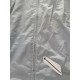 Adidas 3-Stripes Full Zip Track Jacket – Light Grey / Navy – Large / Pre-Owned