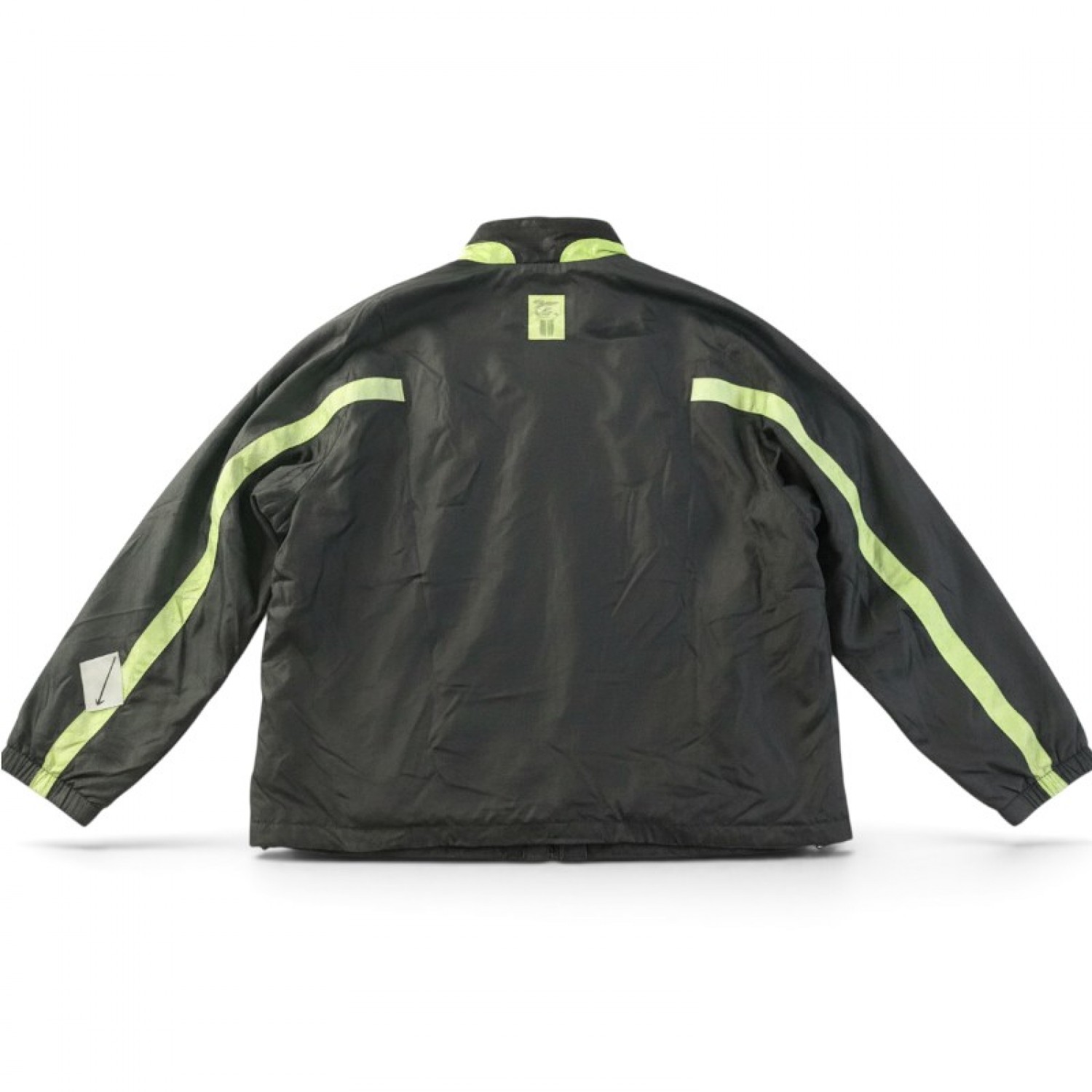 Nike International Vintage Windbreaker Jacket Μαύρο / Neon Πράσινο – XL / Pre-Owned