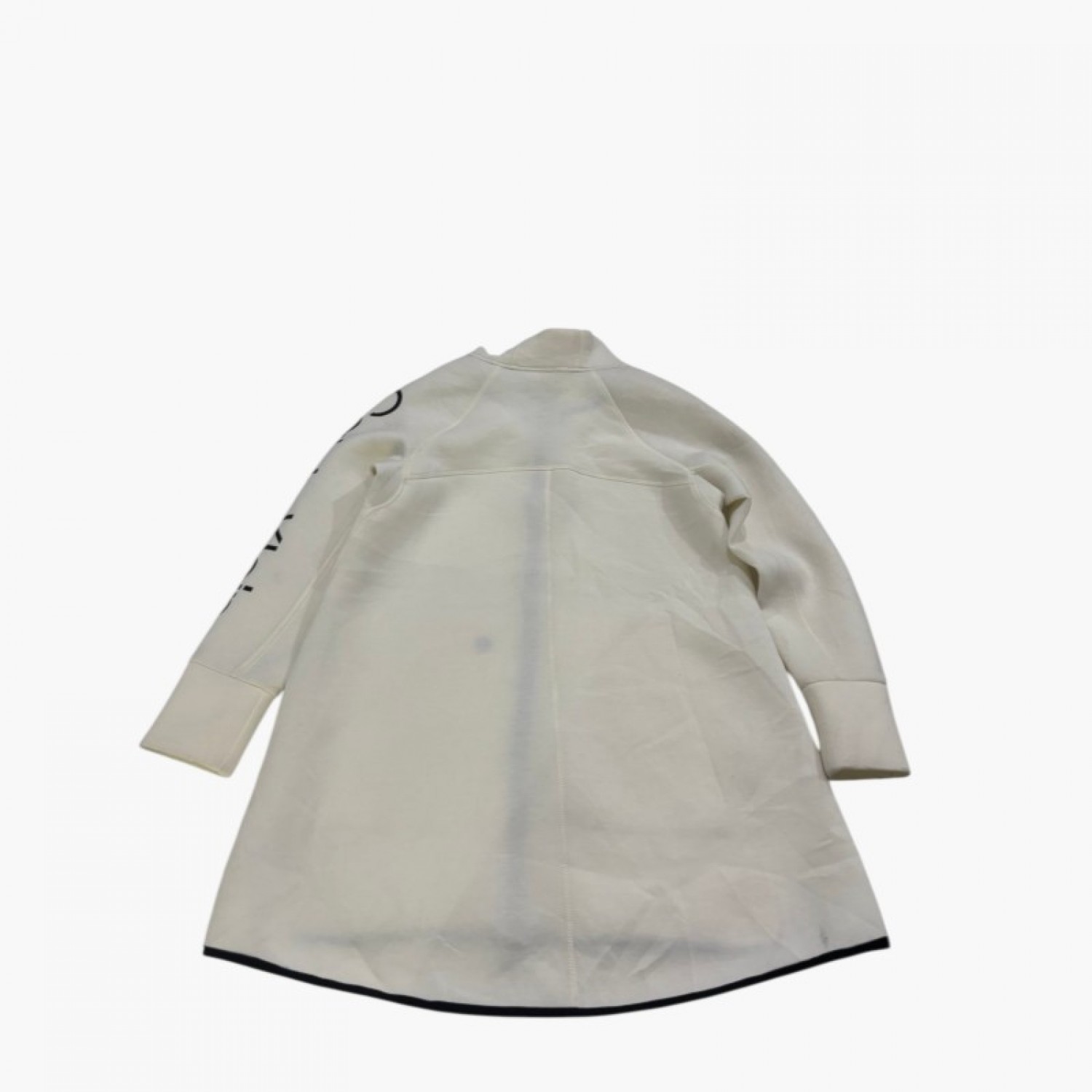 Calvin Klein Performance Long Zip Jacket Εκρού / Λευκό – Μαύρες Λεπτομέρειες / Pre-Owned