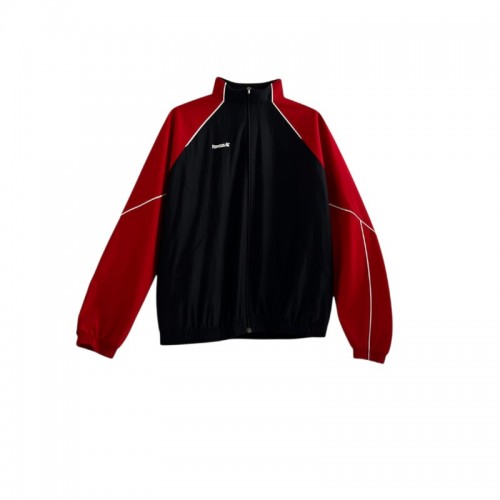 Reebok Ανδρικό Track Jacket Μαύρο / Κόκκινο – M / Pre-Owned