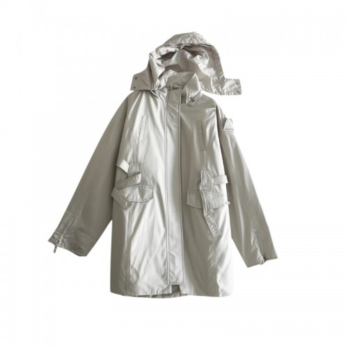 Champion Outdoor Collection Γυναικείο Hooded Coat Εκρού – M / Pre-Owned