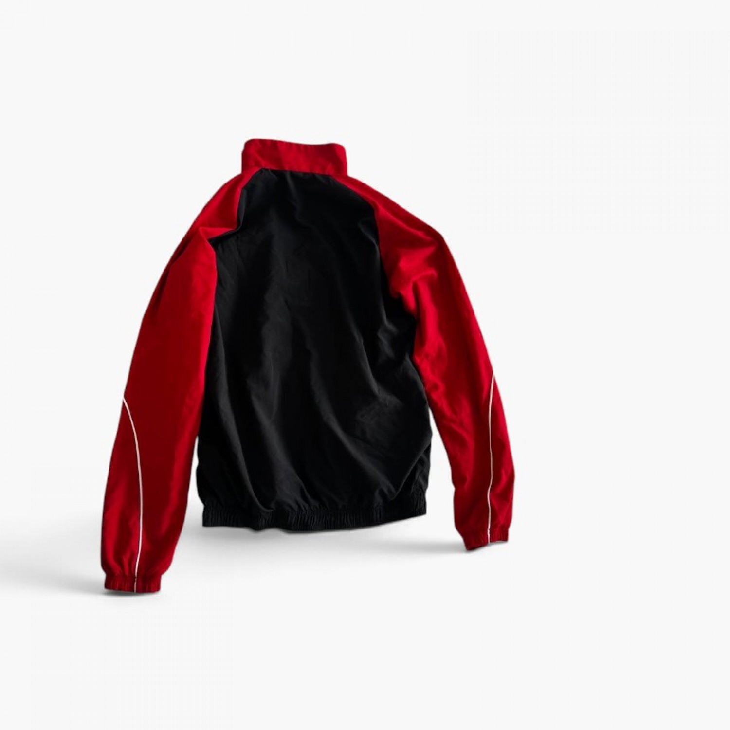 Reebok Ανδρικό Track Jacket Μαύρο / Κόκκινο – M / Pre-Owned