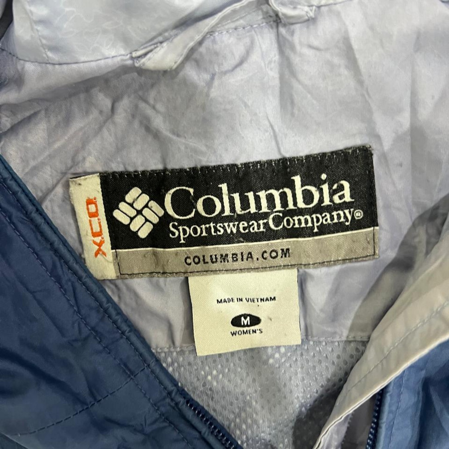 Columbia Γυναικείο Hooded Windbreaker Navy / Γκρι – M / Pre-Owned