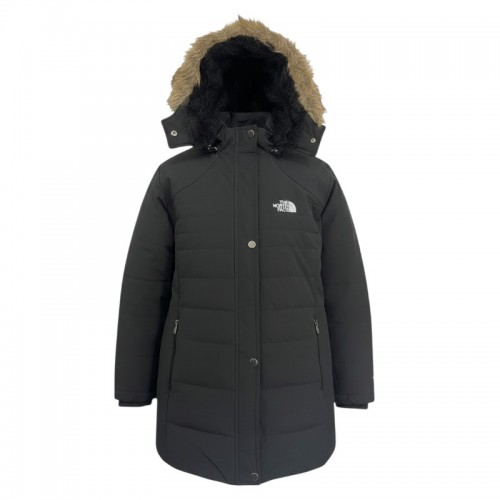 The North Face Γυναικείο Long Winter Parka Μαύρο με Faux Fur – M / Pre-Owned