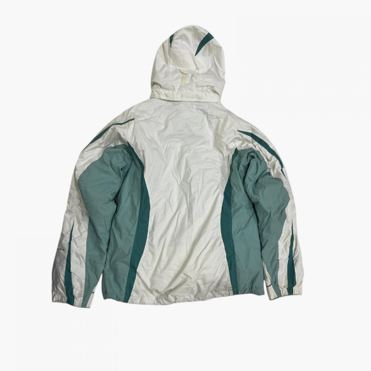 Columbia Γυναικείο Interchange Hooded Jacket Λευκό / Πράσινο – M / Pre-Owned