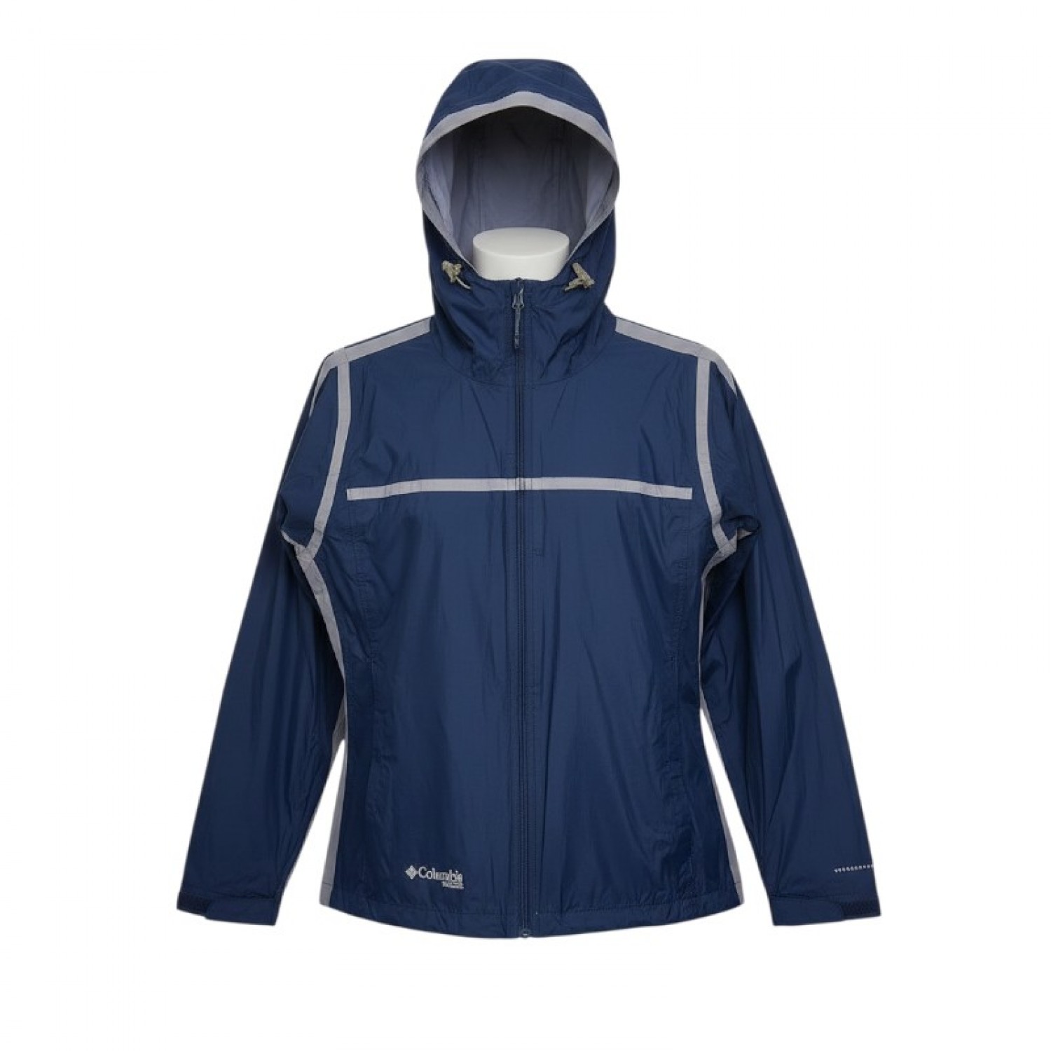 Columbia Γυναικείο Hooded Windbreaker Navy / Γκρι – M / Pre-Owned