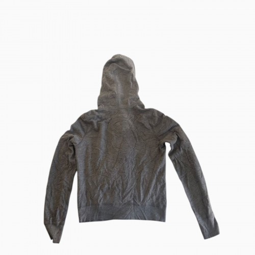 Hollister Γυναικεία Ζακέτα Hoodie Γκρι με Κουμπιά / Pre-Owned