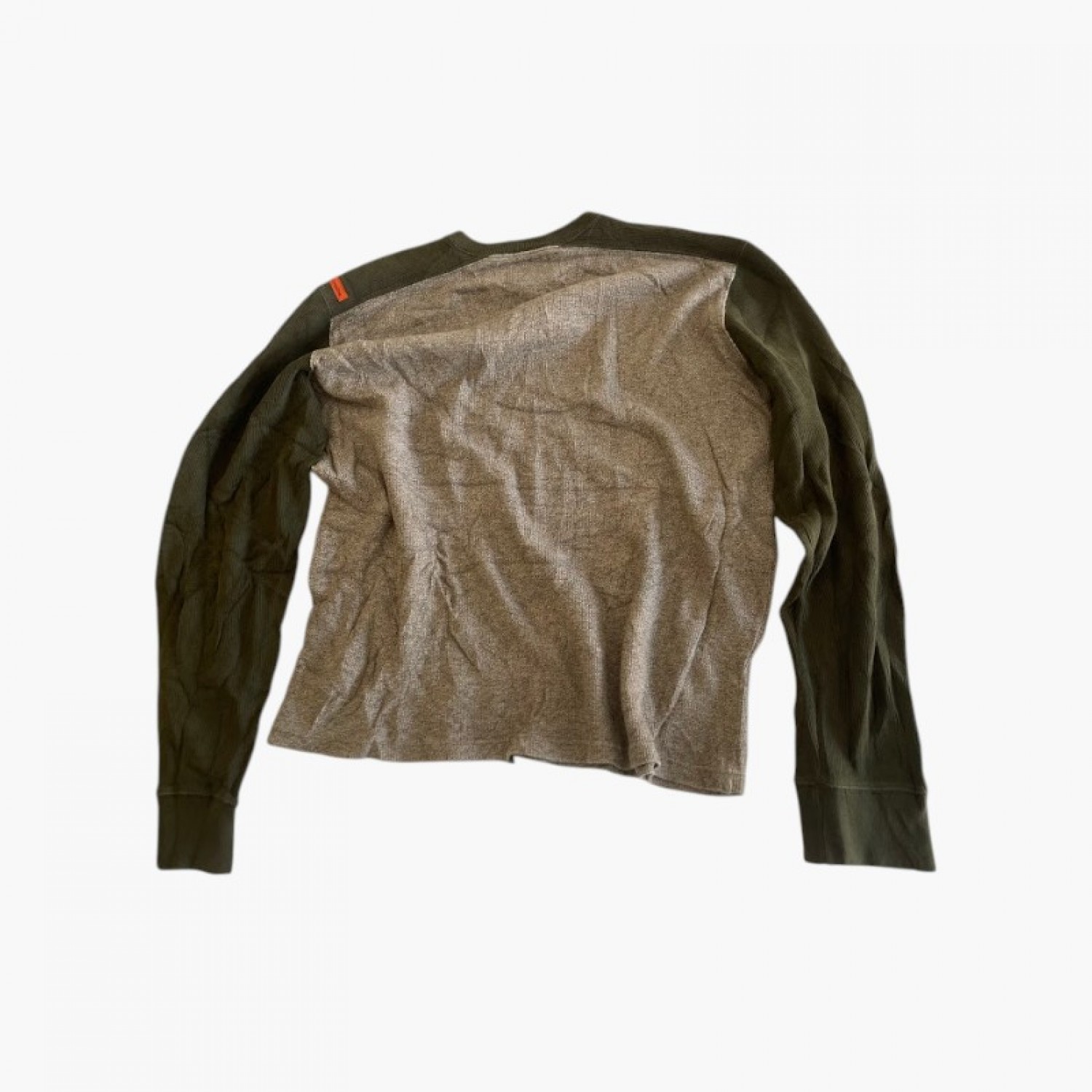 Abercrombie - Ανδρική Μακρυμάνικη Μπλούζα V-Neck Καφέ Χακί / Pre-Owned